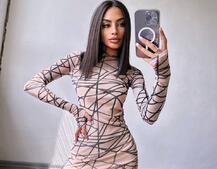 Міні сукня з принтом  Міні сукня з принтом  | PUSHKA SHOP