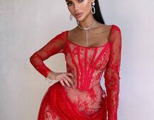 Мереживна сукня міні зі шлейфом Мереживна сукня міні зі шлейфом | PUSHKA SHOP