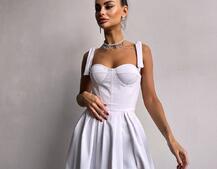 Сукня максі із чашечками та корсетним верхом Сукня максі із чашечками та корсетним верхом | PUSHKA SHOP