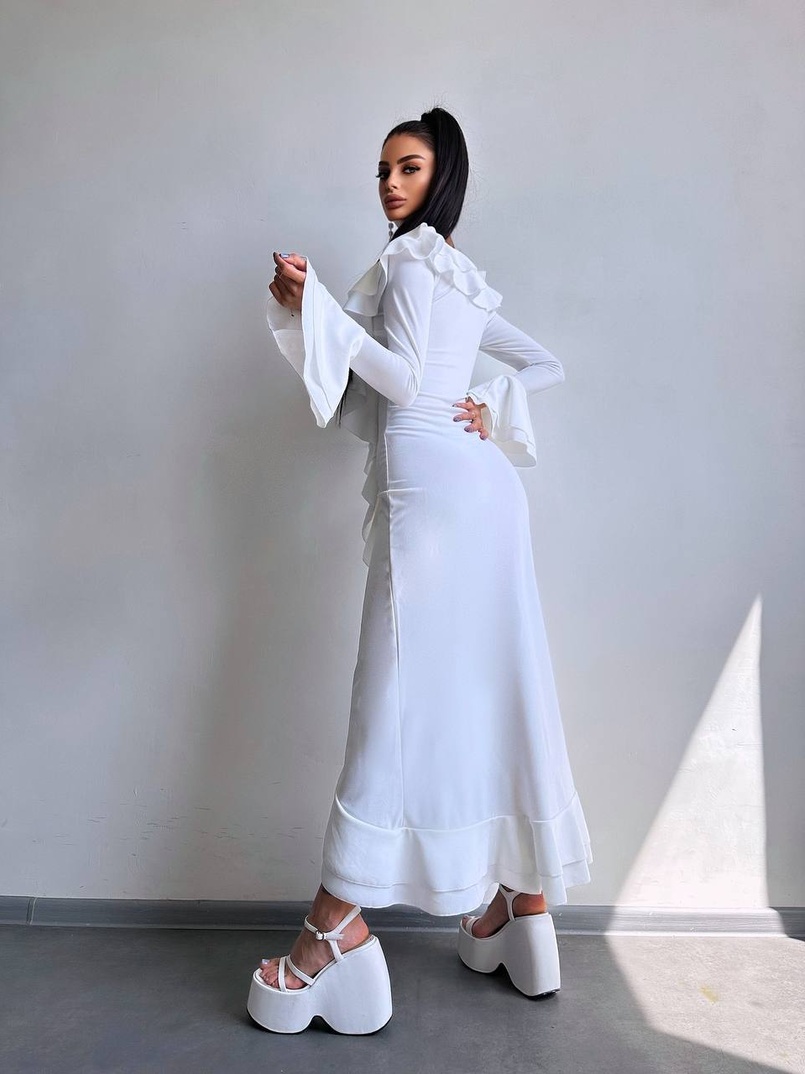 Сукня з воланами  Сукня з воланами  | PUSHKA SHOP