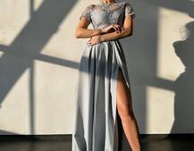 Сукня максі з мереживом  Сукня максі з мереживом  | PUSHKA SHOP