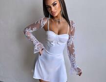 Атласна корсетна сукня-бюстьє + мереживне болеро Атласна корсетна сукня-бюстьє + мереживне болеро | PUSHKA SHOP