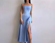 Корсетна сукня міді  | PUSHKA SHOP