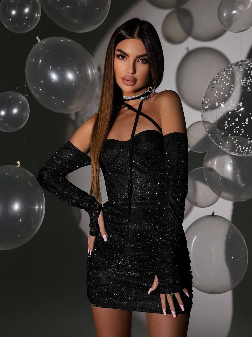 Сяюча корсетна сукня бюстьє | PUSHKA SHOP