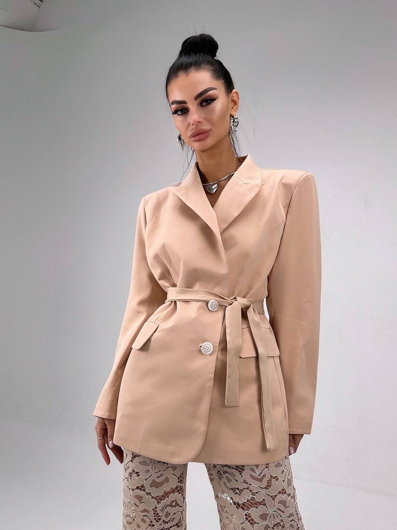 Комплект: мереживний корсет бюстьє + штани + піджак  Комплект: мереживний корсет бюстьє + штани + піджак  | PUSHKA SHOP