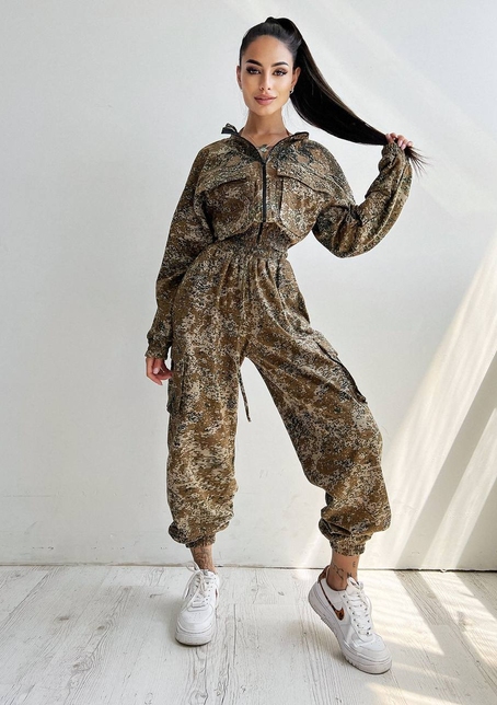 Костюм мілітарі трійка | PUSHKA SHOP