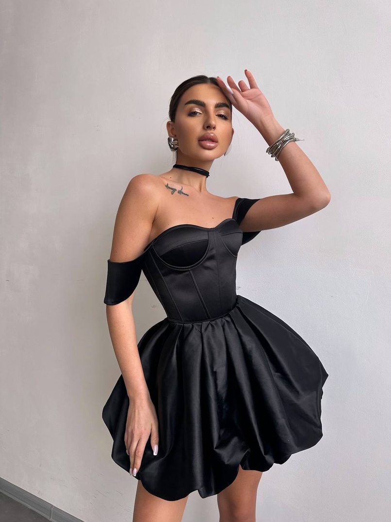 Комплект : корсет  з чашечками+ спідниця балон  | PUSHKA SHOP