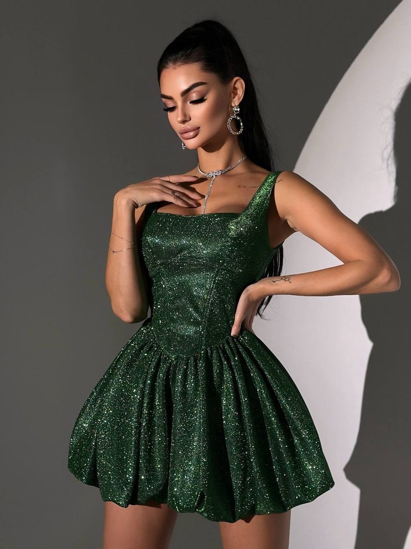 Сяюча корсетна  сукня міні  | PUSHKA SHOP