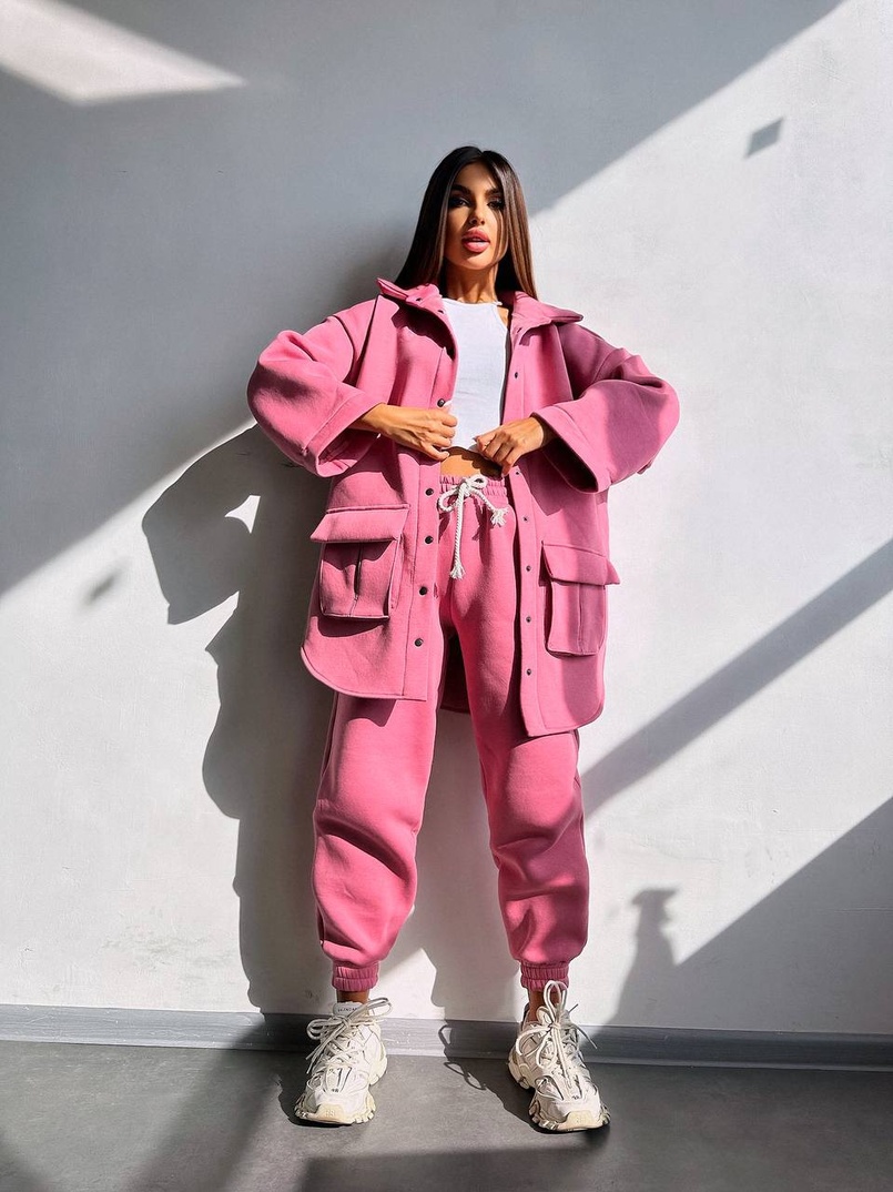 Комплект: тепла сорочка на кнопках + джоггери Комплект: тепла сорочка на кнопках + джоггери | PUSHKA SHOP