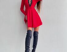 Сукня міні зі шнурівкою  Сукня міні зі шнурівкою  | PUSHKA SHOP