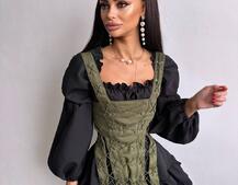 Комплект: сукня + корсет  Комплект: сукня + корсет  | PUSHKA SHOP