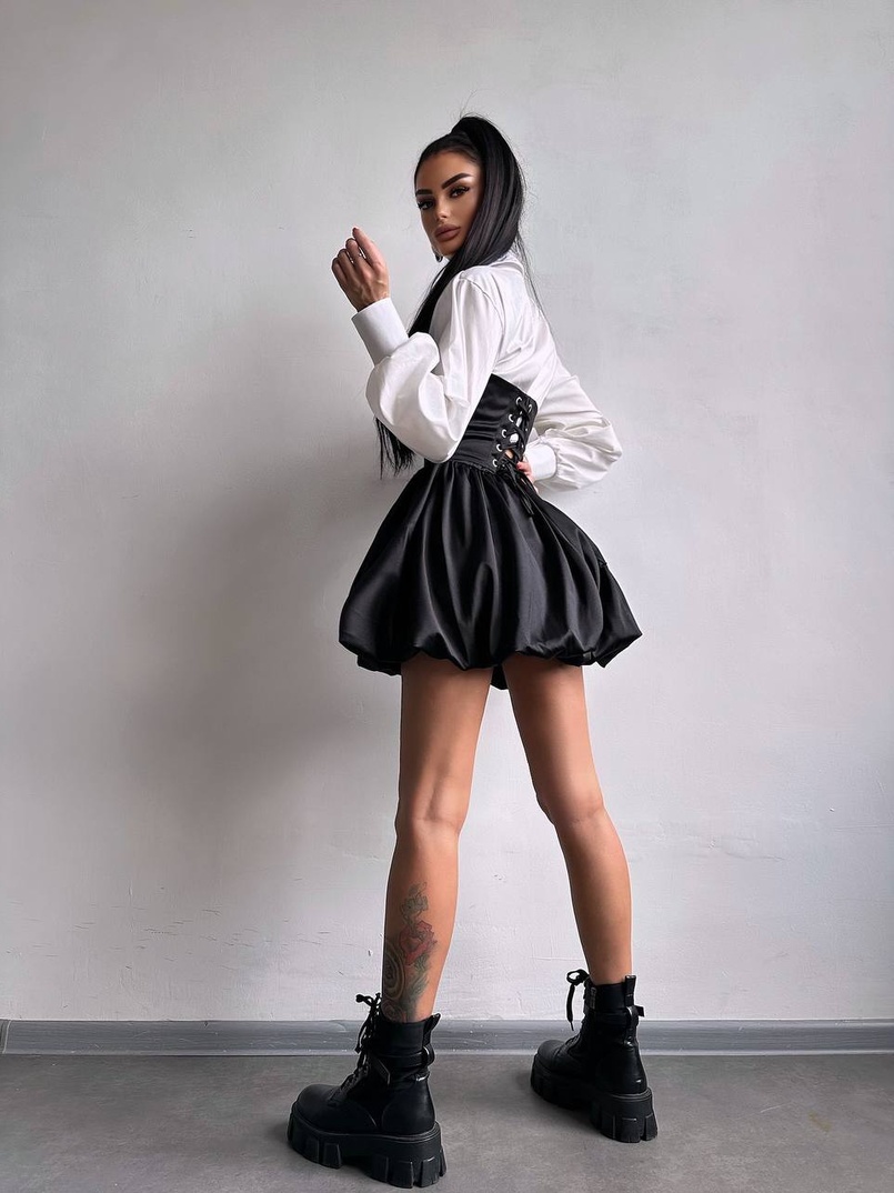 Комплект: сорочка  + корсетна спідниця Комплект: сорочка  + корсетна спідниця | PUSHKA SHOP