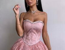 Романтичний комплект із корсета та мереживної спідниці ✨ | PUSHKA SHOP