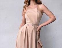 Сукня максі  з розрізом на спідниці  Сукня максі  з розрізом на спідниці  | PUSHKA SHOP