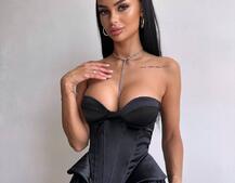 Елегантний комплект із корсета та штанів-аладінів ✨ | PUSHKA SHOP