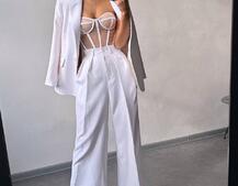 Костюм:  піджак на підкладці, штани+ корсет Костюм:  піджак на підкладці, штани+ корсет | PUSHKA SHOP