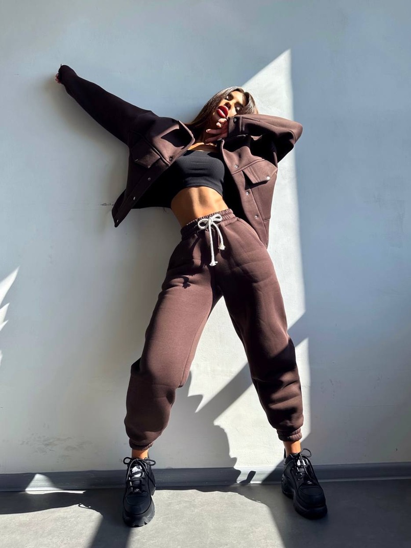 Комплект: тепла сорочка на кнопках + джоггери Комплект: тепла сорочка на кнопках + джоггери | PUSHKA SHOP