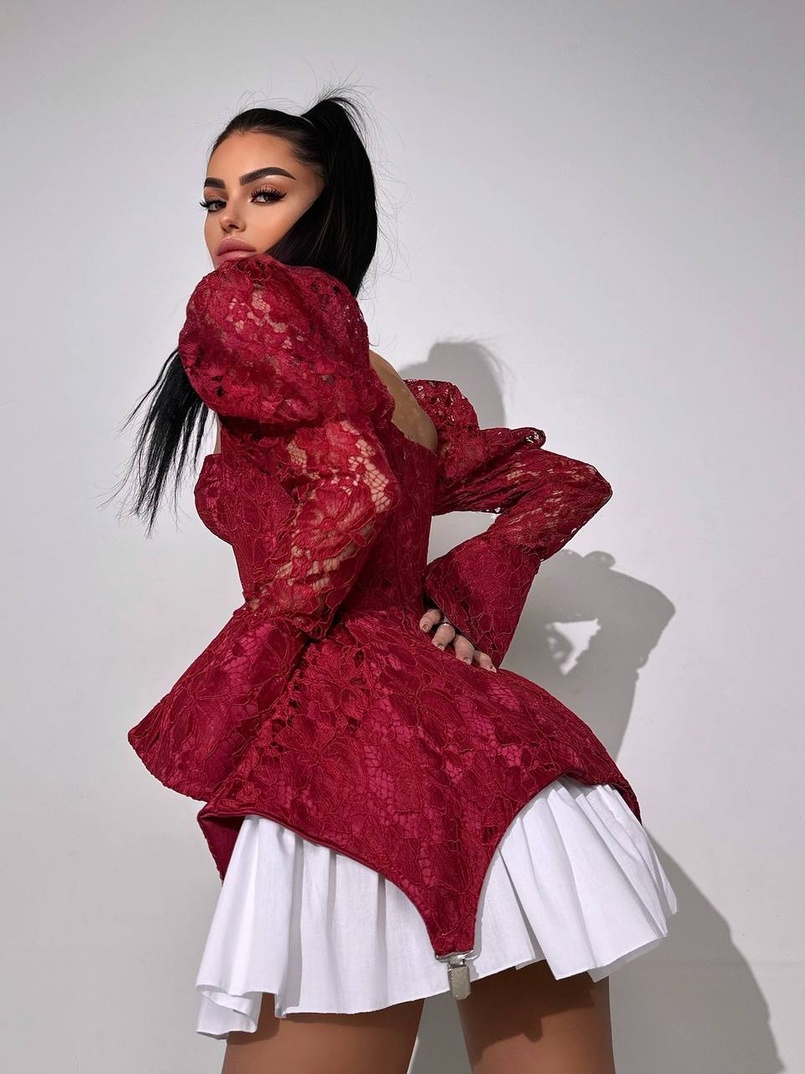 Мереживна сукня з чашечками  Мереживна сукня з чашечками  | PUSHKA SHOP