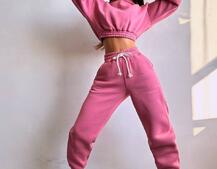 Базовий костюм на флісі з об'ємними капюшоном Базовий костюм на флісі з об'ємними капюшоном | PUSHKA SHOP