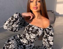 Улюблена сукня-міді зі шнурівкою на спинці та розрізом на ніжці Улюблена сукня-міді зі шнурівкою на спинці та розрізом на ніжці | PUSHKA SHOP