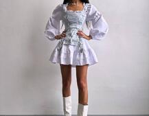 Комплект: сукня + корсет  Комплект: сукня + корсет  | PUSHKA SHOP