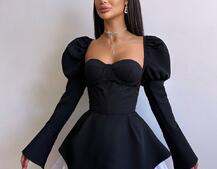 Сукня з чашечками та елементами корсету  Сукня з чашечками та елементами корсету  | PUSHKA SHOP