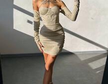 Сяюча корсетна сукня бюстьє Сяюча корсетна сукня бюстьє | PUSHKA SHOP