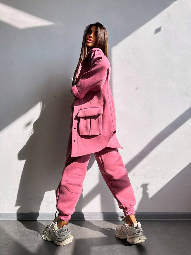 Комплект: тепла сорочка на кнопках + джоггери Комплект: тепла сорочка на кнопках + джоггери | PUSHKA SHOP