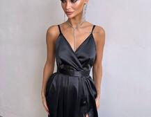 Атласна сукня максі  Атласна сукня максі  | PUSHKA SHOP