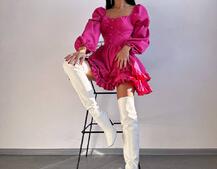 Лялькова сукня з пишною спідницею та корсетним верхом  | PUSHKA SHOP