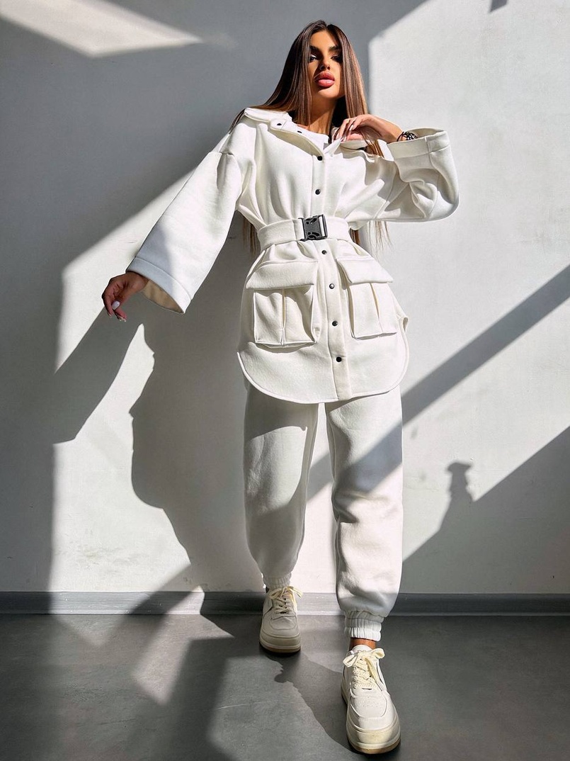 Комплект: тепла сорочка на кнопках + джоггери Комплект: тепла сорочка на кнопках + джоггери | PUSHKA SHOP