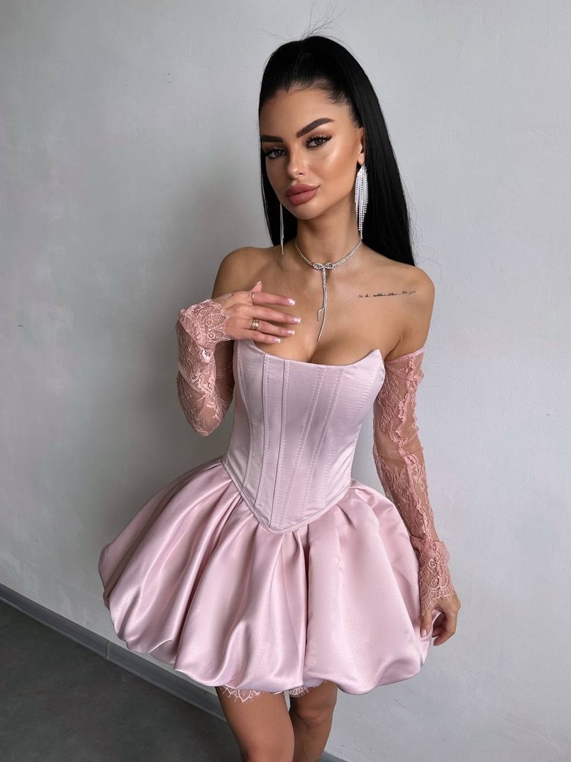 Комплект: корсет з рукавичками + спідниця  | PUSHKA SHOP