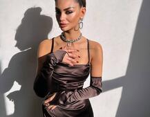 Комплект: корсет з рукавичками + спідниця максі з драпіруванням   | PUSHKA SHOP