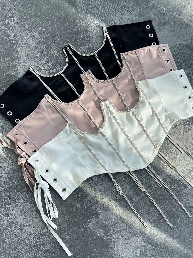 Корсет декорований стразами Ручна робота! Корсет декорований стразами Ручна робота! | PUSHKA SHOP