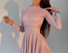 Блискуча сукня міні з відкритою спиною  | PUSHKA SHOP