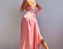 Комплект: корсет з рукавичками + спідниця максі з драпіруванням   | PUSHKA SHOP