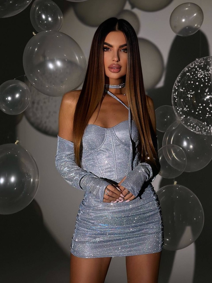 Сяюча корсетна сукня бюстьє | PUSHKA SHOP