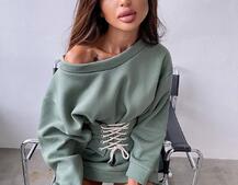 Тёплое уютное худи на флисе + корсет на шнуровке  Можно носить с корсетом и без  Тёплое уютное худи на флисе + корсет на шнуровке  Можно носить с корсетом и без  | PUSHKA SHOP