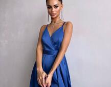 Атласна сукня максі  Атласна сукня максі  | PUSHKA SHOP