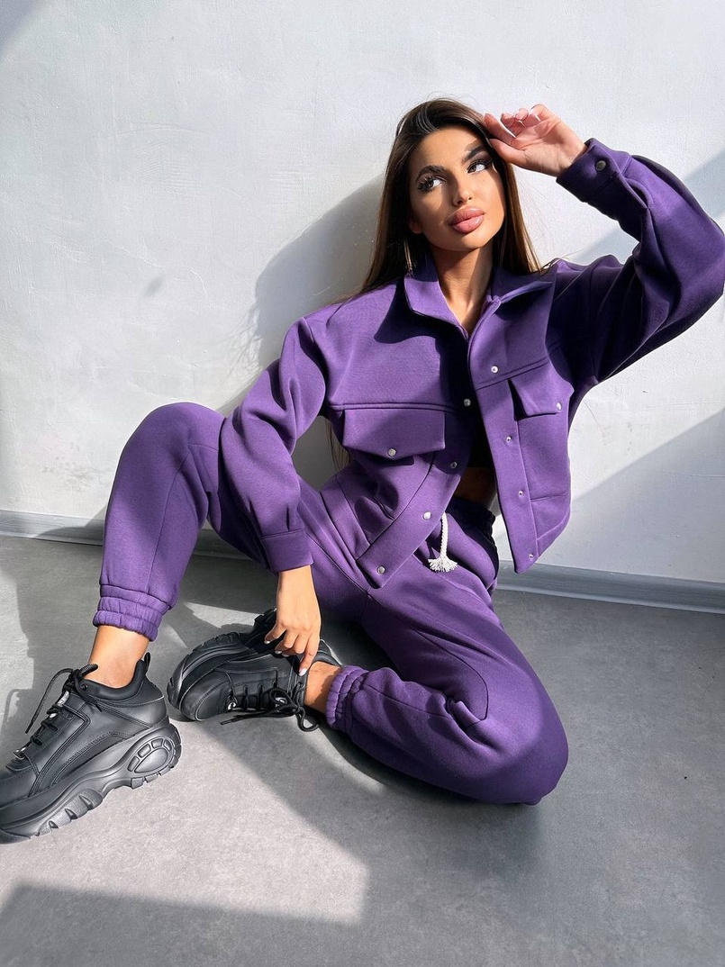 Комплект: тепла сорочка на кнопках + джоггери Комплект: тепла сорочка на кнопках + джоггери | PUSHKA SHOP