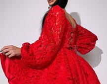 Мереживна сукня з корсетним верхом та пишною подвійною спідницею  Мереживна сукня з корсетним верхом та пишною подвійною спідницею  | PUSHKA SHOP