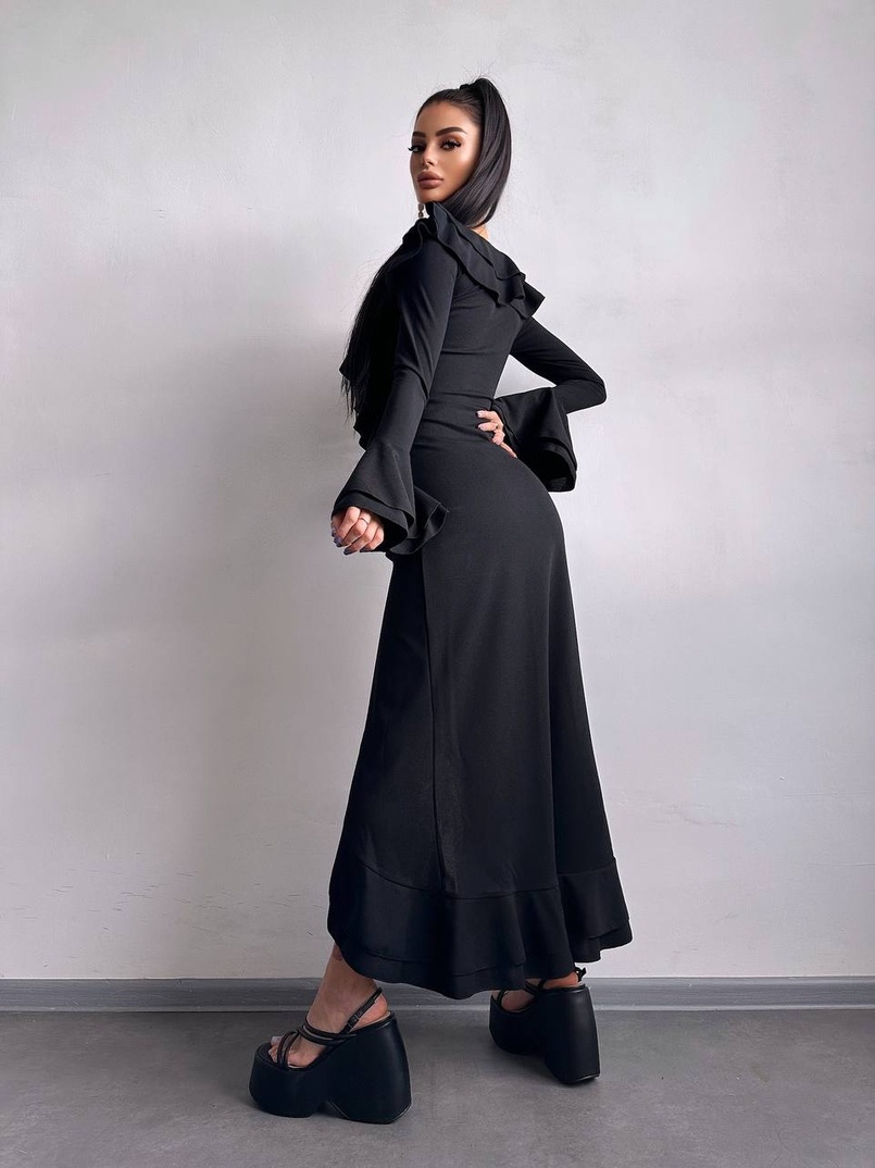 Сукня з воланами  Сукня з воланами  | PUSHKA SHOP