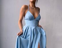 Сукня максі  з корсетним верхом і чашечками  | PUSHKA SHOP