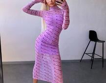 Сукня міді з принтом  Сукня міді з принтом  | PUSHKA SHOP