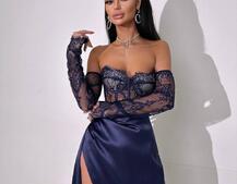 Комплект: мереживний корсет  +  спідниця максі   Комплект: мереживний корсет  +  спідниця максі   | PUSHKA SHOP