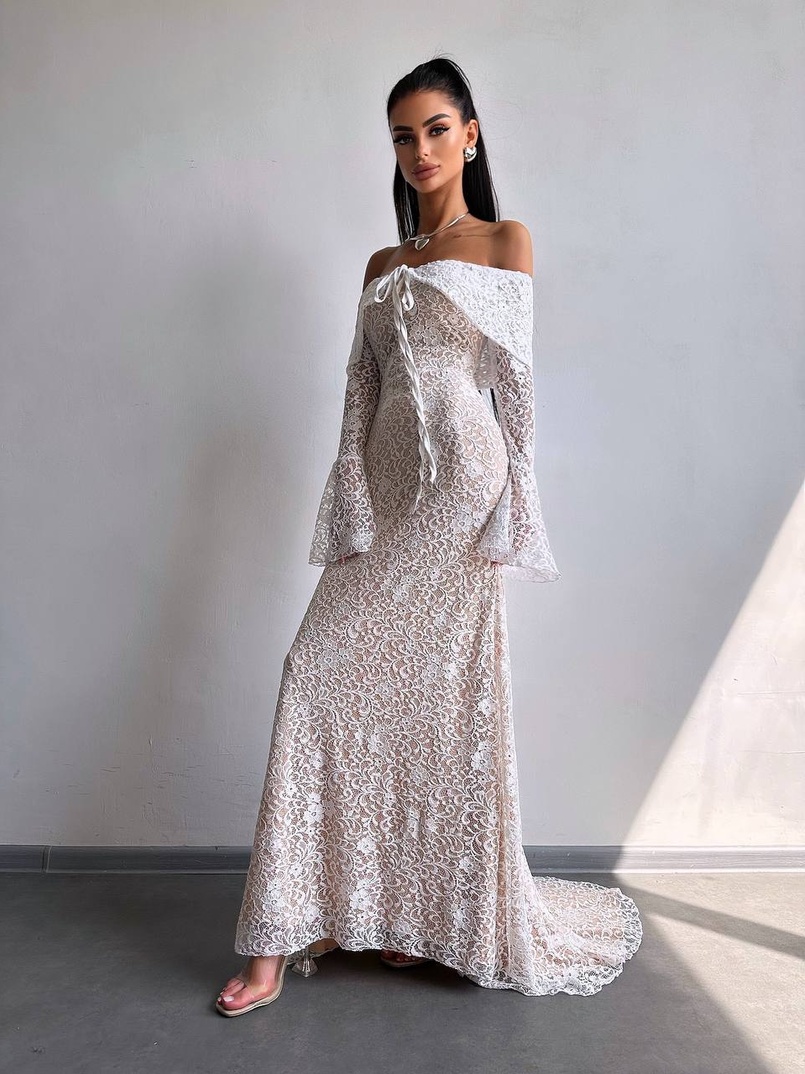 Мереживна сукня максі   Мереживна сукня максі   | PUSHKA SHOP