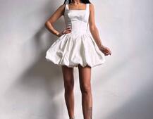 Корсетна сукня с пишною спідницею-балоном | PUSHKA SHOP