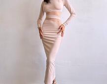 Сукня міді  із вставками сітки  Сукня міді  із вставками сітки  | PUSHKA SHOP