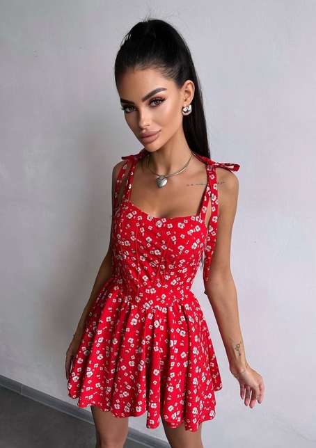 Корсетна сукня з подвійною спідницею  Корсетна сукня з подвійною спідницею  | PUSHKA SHOP