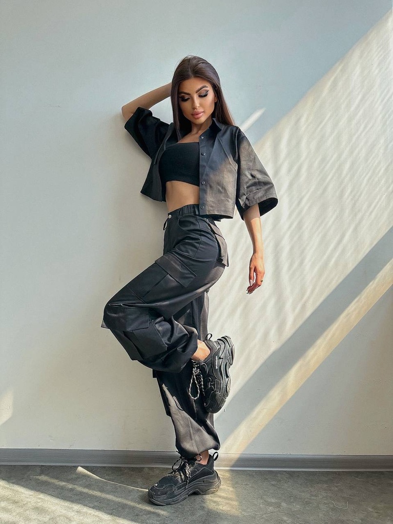 Комплект:  сорочка та штани карго Комплект:  сорочка та штани карго | PUSHKA SHOP